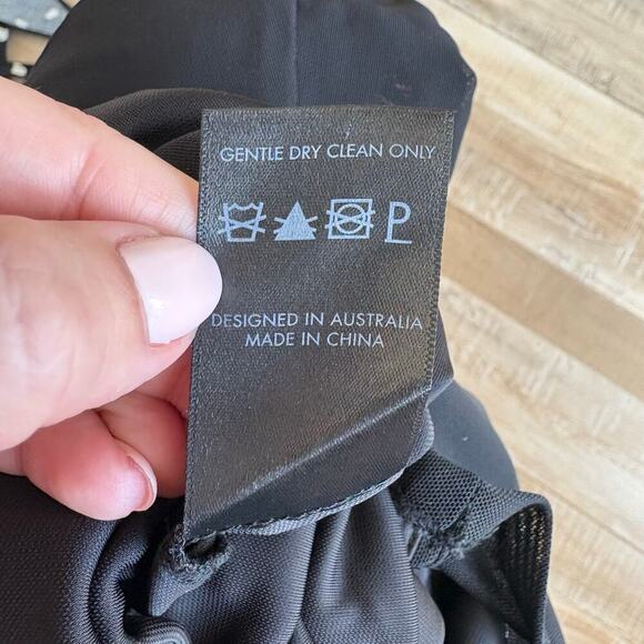 Misha Collection Katie Midi Pencil Dress Size 6 - Picture 7 of 8